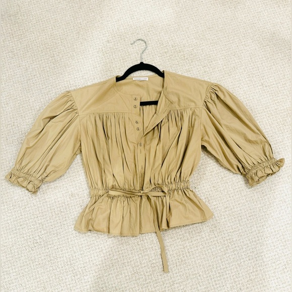Ulla Johnson Tops - ulla Johnson khaki top